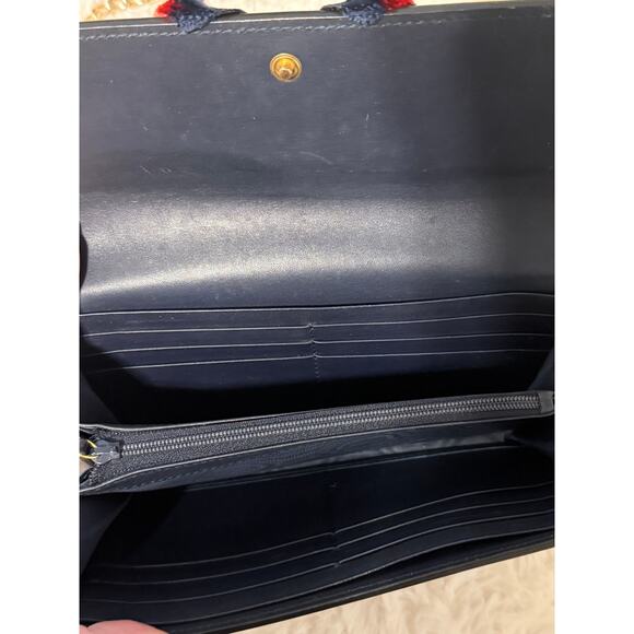 Authentic Gucci GG Supreme Web Bow Continental Wallet – Red Leather – Excellent - Picture 5 of 8